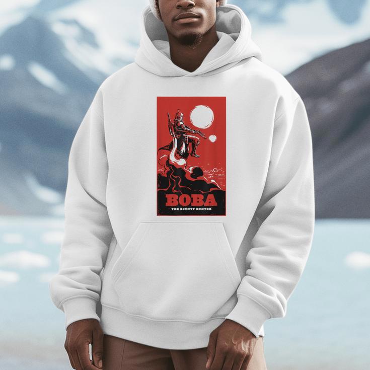 Star Wars The Book Of Boba Fett Vintage Poster Unisex Hoodie