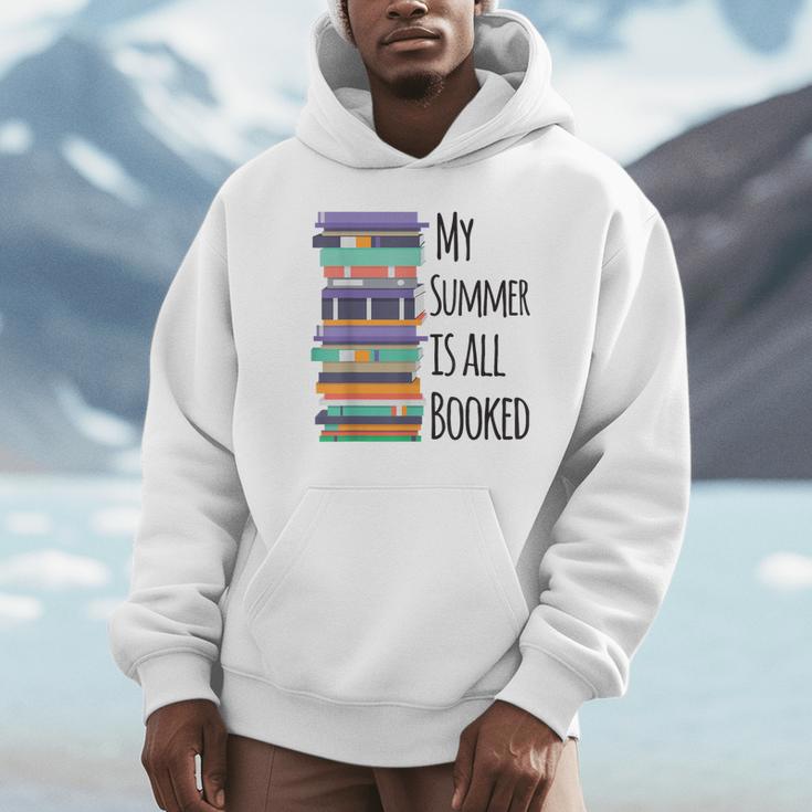 My Summer Is All Booked Book Reading Bookworm Men Women Girls Kids Unisex Hoodie