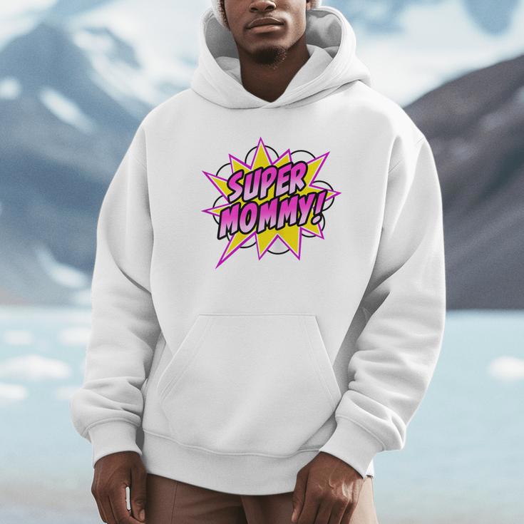 Super Mommy Comic Book Superhero Mother's Day Unisex Hoodie Super Mommy Comic Book Superhero Mother's Day Unisex Hoodie
