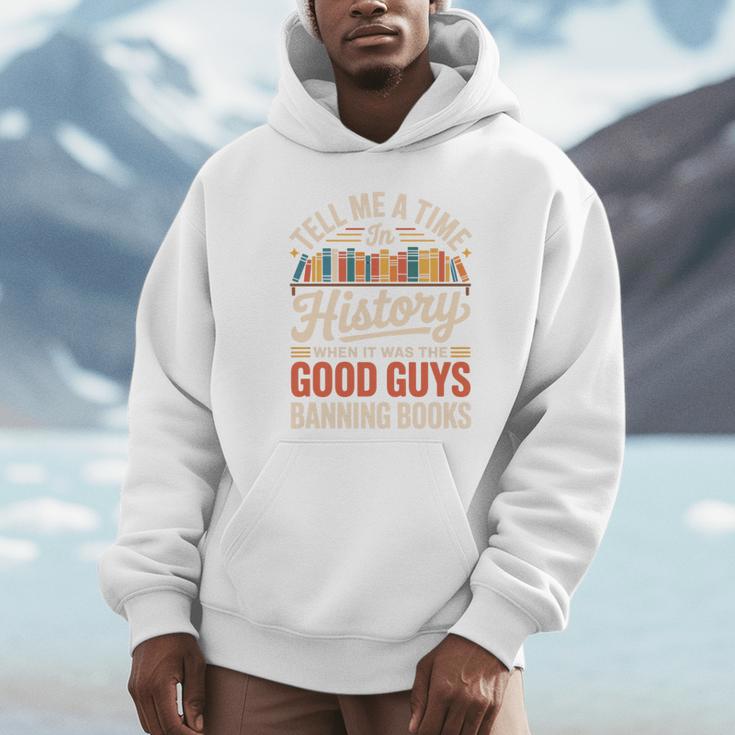 Tell Me A Time In History When It Was Good Guys Banning Book Premium Tri-Blend Unisex Hoodie Tell Me A Time In History When It Was Good Guys Banning Book Premium Tri-Blend Unisex Hoodie