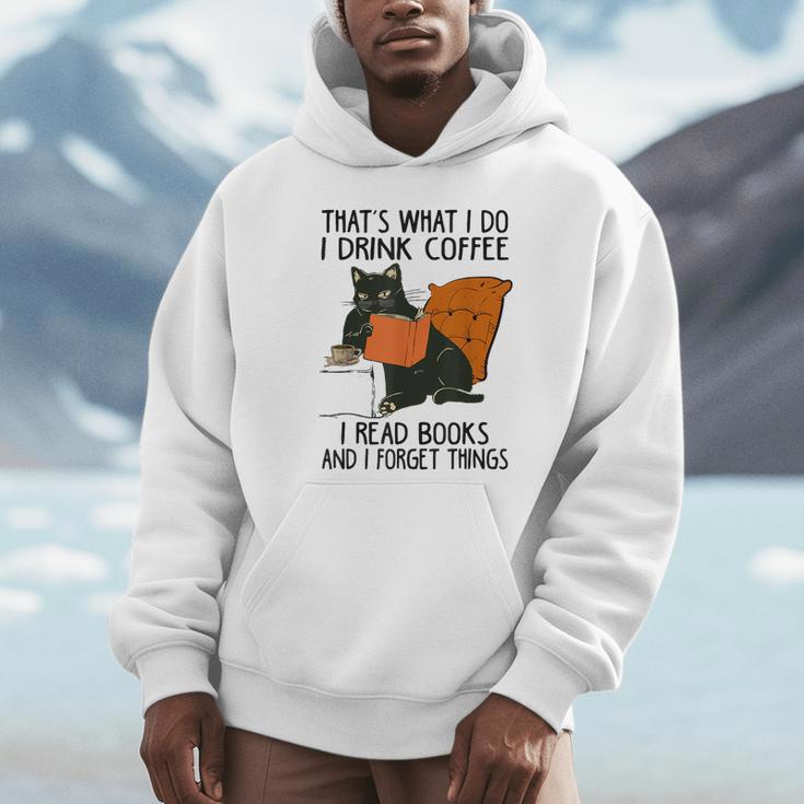That's What I Do I Read Books I Drink Coffee I Know Things Unisex Hoodie