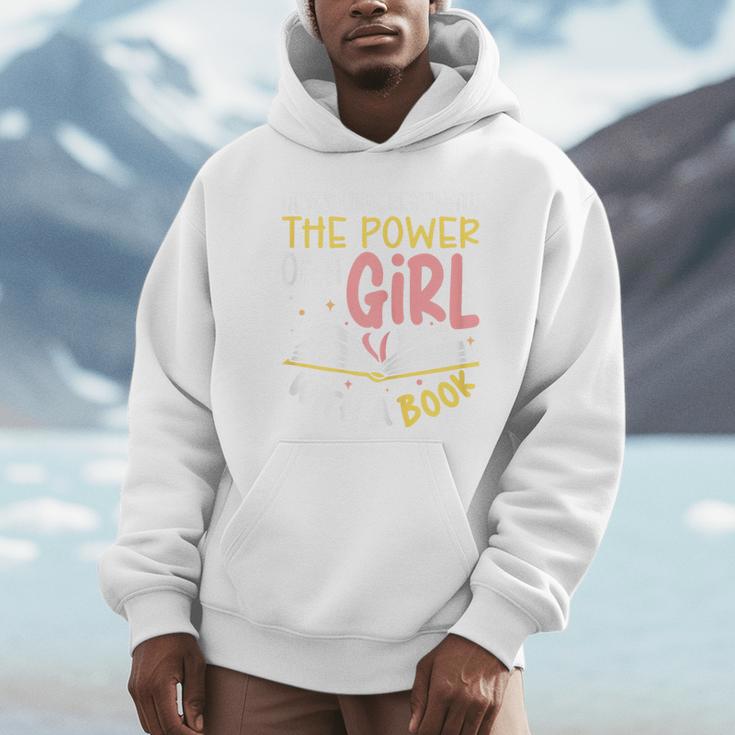 Never Underestimate Bookworm Girl Book Reader Reading Unisex Hoodie Never Underestimate Bookworm Girl Book Reader Reading Unisex Hoodie