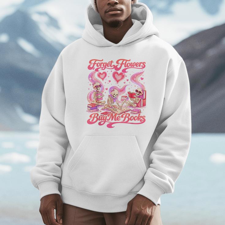 Valentines XOXO Book Lover Forgets Flowers Buys Me Books Unisex Hoodie Valentines XOXO Book Lover Forgets Flowers Buys Me Books Unisex Hoodie