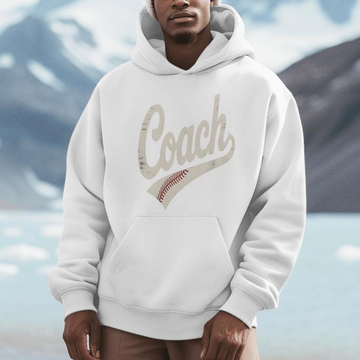 Vintage Baseball Coach Unisex Hoodie Vintage Baseball Coach Unisex Hoodie