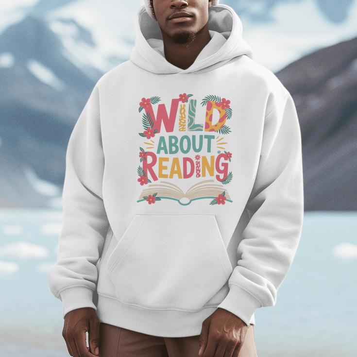 Wild About Reading Book Reading Library Writer Premium Tri-Blend Unisex Hoodie