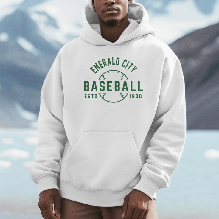 Wizard Of Oz Emerald City Baseball Costume Halloween Unisex Hoodie Wizard Of Oz Emerald City Baseball Costume Halloween Unisex Hoodie