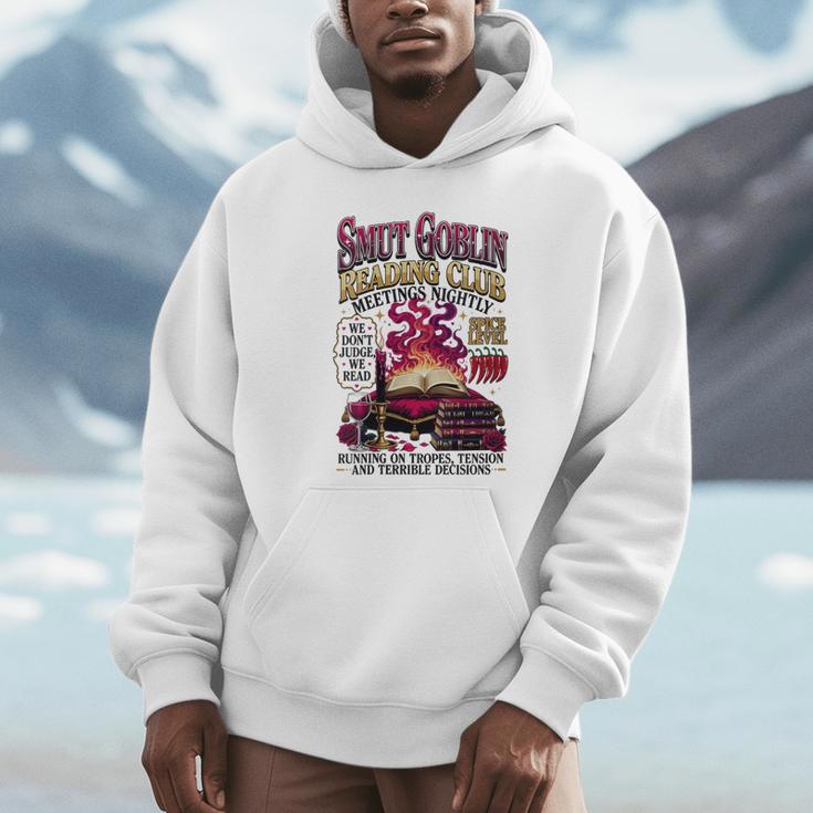 Women's Smut Goblin Reading Club Vintage Bookish Book Lover Unisex Hoodie
