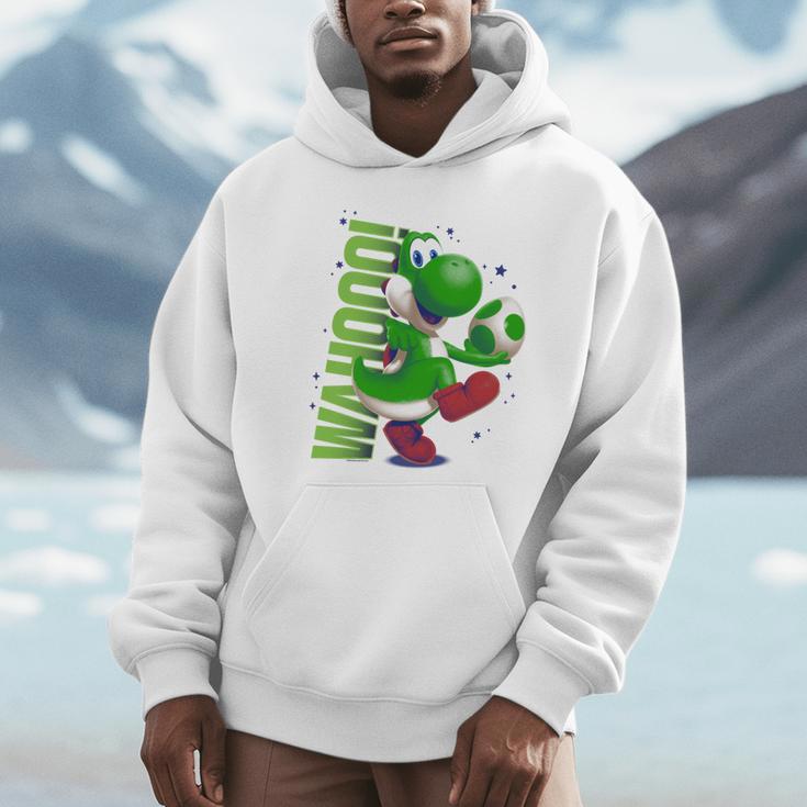 ザ・スーパーマリオギャラクシー・ムービー Action Yoshi 長袖tシャツ パーカー