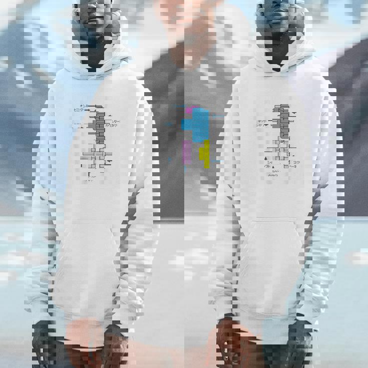 ミニ四駆 ギアイラストプリント パーカー