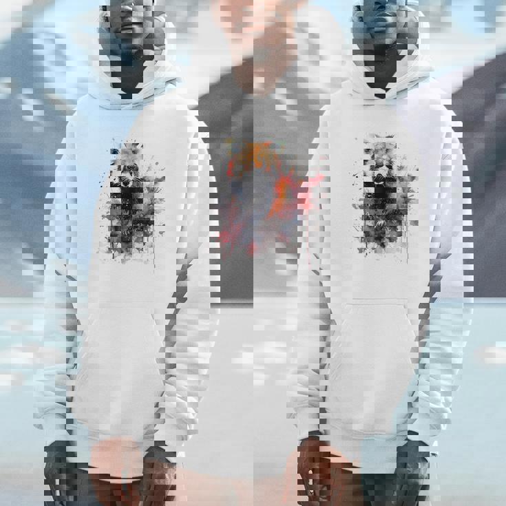 レッサーパンダ 恋人 アートワーク パーカー