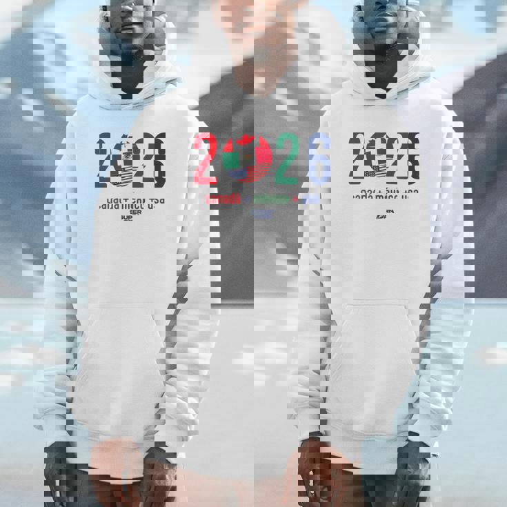 ワールドカップ2026開催国サッカーデザイン パーカー