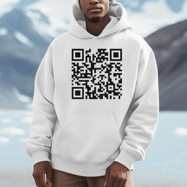 裏面面白いqr Fck You Code 中指言葉 パーカー