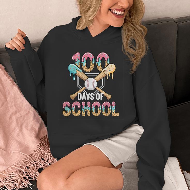 100 Days Of School Baseball 100th Day Of School Unisex Hoodie 100 Days Of School Baseball 100th Day Of School Unisex Hoodie