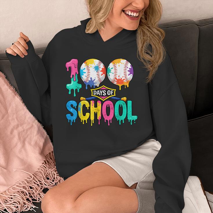 100 Days Of School Baseball Boys Kids Colorful 100th Day Unisex Hoodie 100 Days Of School Baseball Boys Kids Colorful 100th Day Unisex Hoodie