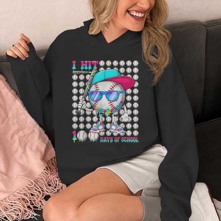 100 Days Of School Baseball Drip Ice Cream Boys Kids Unisex Hoodie 100 Days Of School Baseball Drip Ice Cream Boys Kids Unisex Hoodie