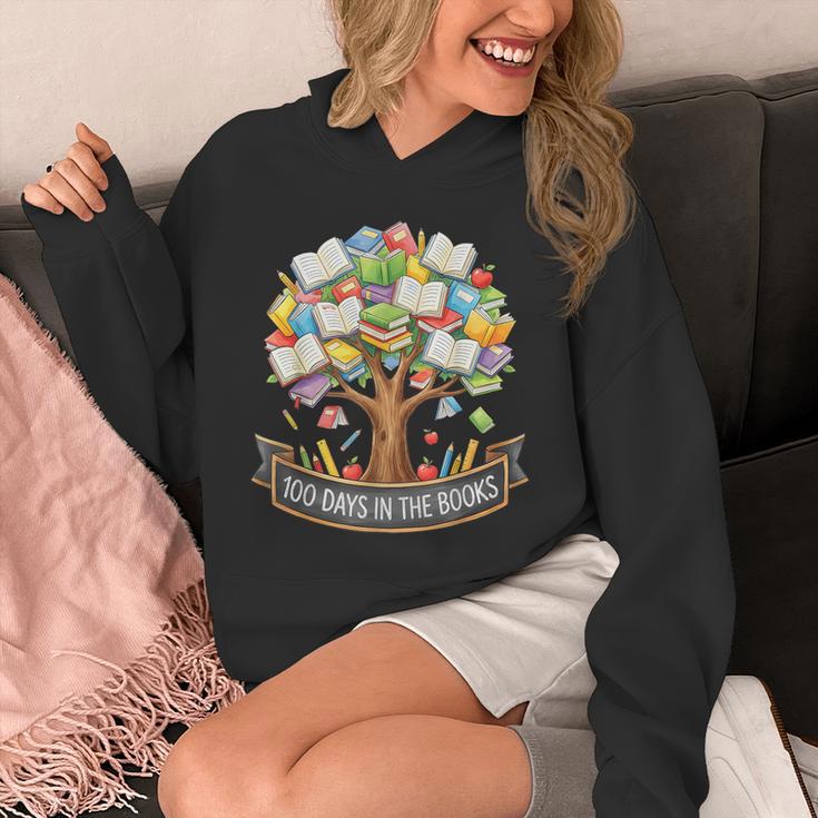 100 Days Of School In The Books Librarian Reading Teacher Unisex Hoodie