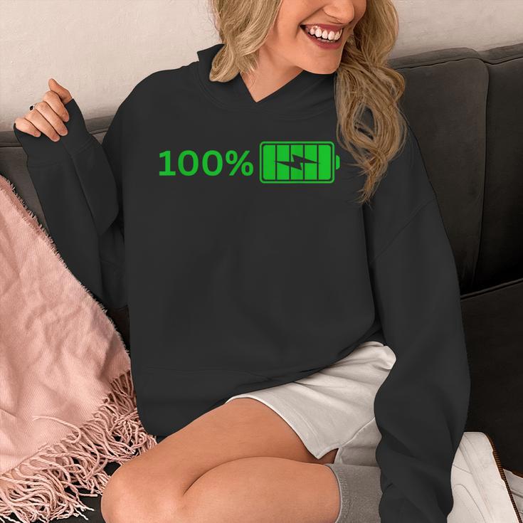 100バッテリー – 100バッテリー I おもしろい 高エネルギーパーセント パーカー