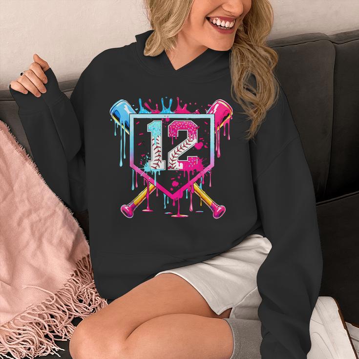 12th Birthday Boys Baseball Ice Cream Drip Boys Baseball Unisex Hoodie 12th Birthday Boys Baseball Ice Cream Drip Boys Baseball Unisex Hoodie