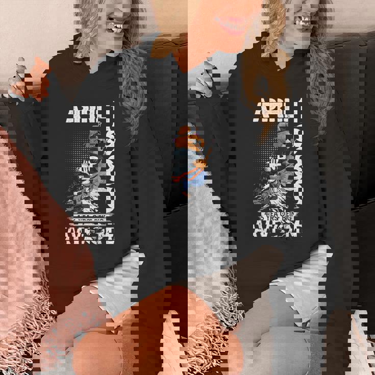 46Th Birthday Legends April 1980Intage 46 Years Old パーカー