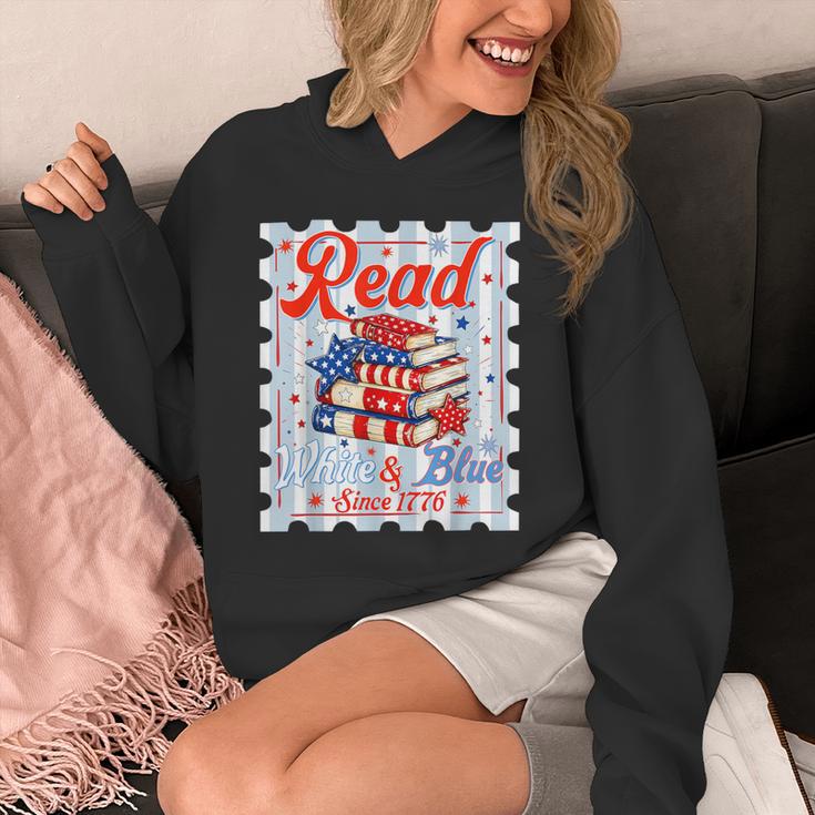4th Of July Patriotic Read Blue Books Men Women Kid Unisex Hoodie