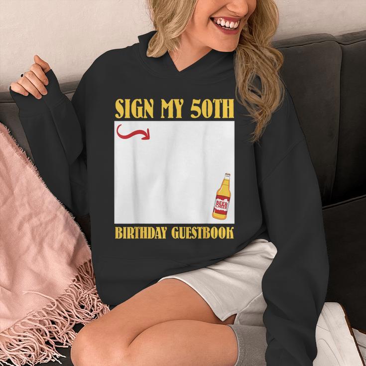 50th Birthday SIGN MY 50TH BIRTHDAY GUESTBOOK 50 Years Unisex Hoodie 50th Birthday SIGN MY 50TH BIRTHDAY GUESTBOOK 50 Years Unisex Hoodie