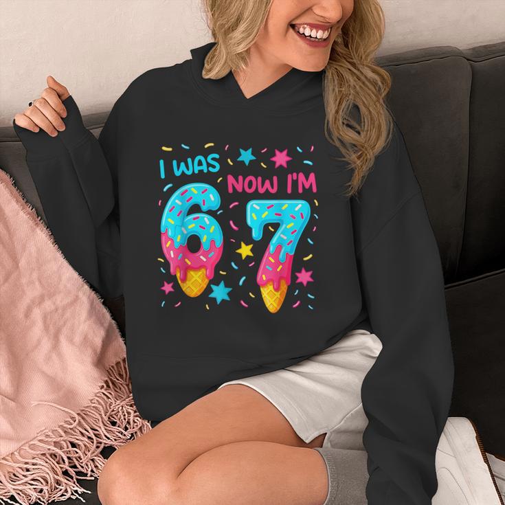 I Was 6 Now I'm 7 67 Birthday Baseball Drip 7 Year Old Unisex Hoodie I Was 6 Now I'm 7 67 Birthday Baseball Drip 7 Year Old Unisex Hoodie