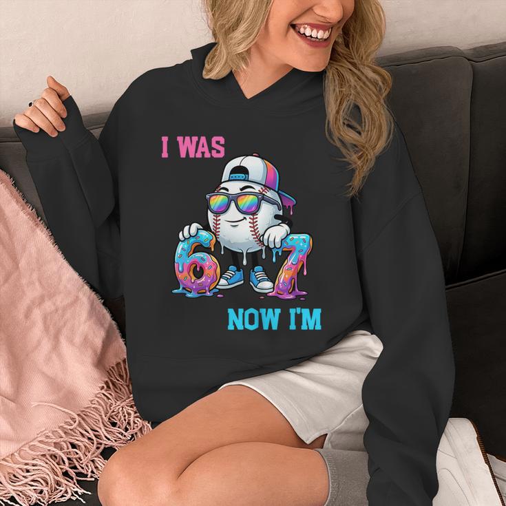I Was 6 Now I'm 7 Baseball Birthday Drip Ice Cream Boy Unisex Hoodie I Was 6 Now I'm 7 Baseball Birthday Drip Ice Cream Boy Unisex Hoodie