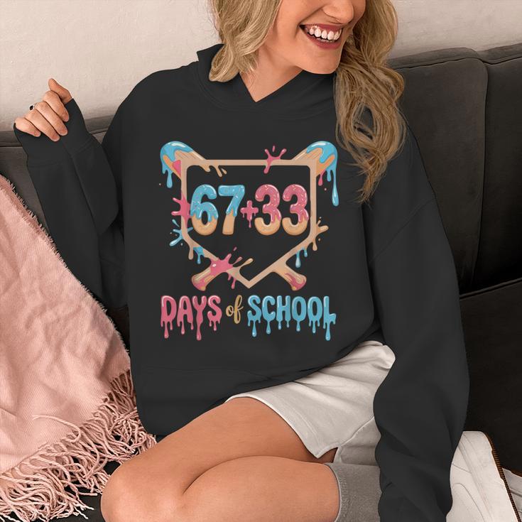 67 33 Days Of School Baseball Drip 100 Days Of School Unisex Hoodie 67 33 Days Of School Baseball Drip 100 Days Of School Unisex Hoodie