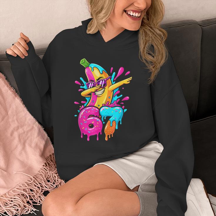 67 Baseball Dabbing Banana 6 7 Dripping Ice Cream Meme Unisex Hoodie 67 Baseball Dabbing Banana 6 7 Dripping Ice Cream Meme Unisex Hoodie