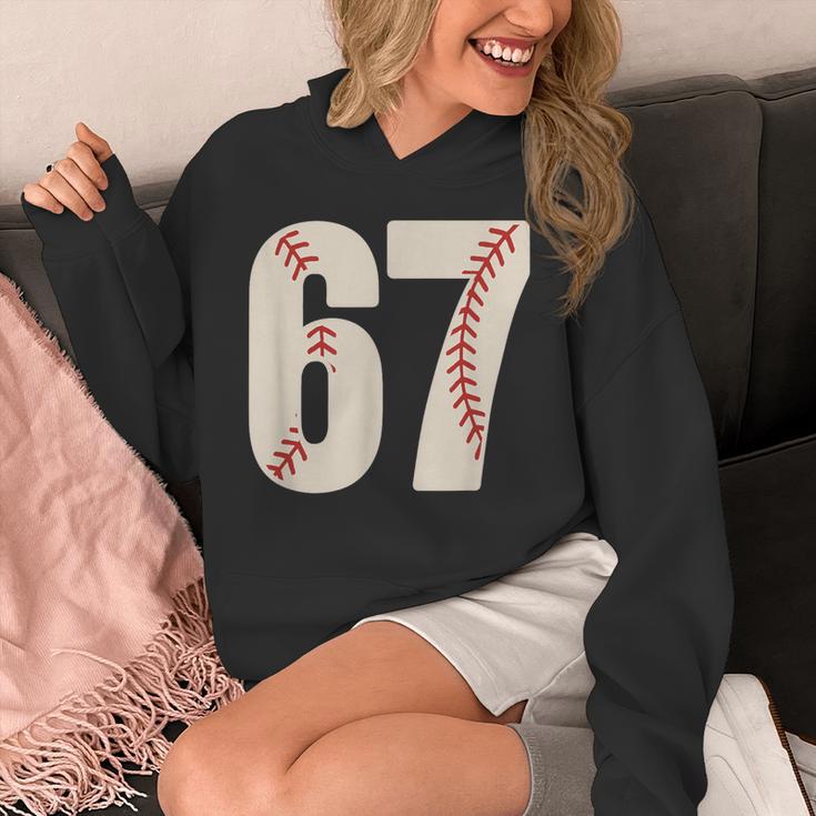 67 Baseball Six Seven 6 7 Meme 67 Unisex Hoodie