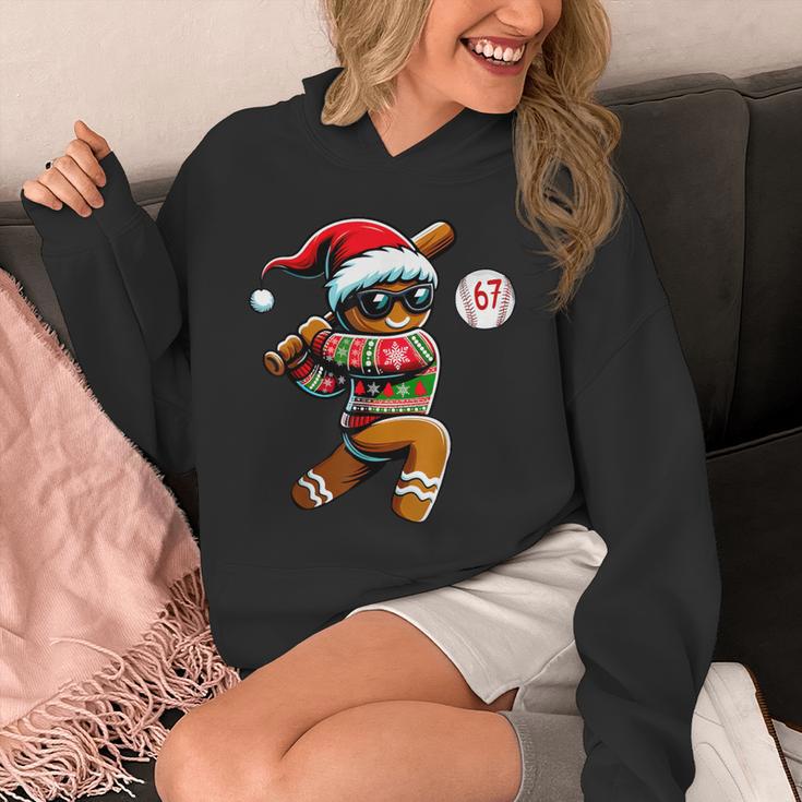 67 Gingerbread Man Playing Baseball Christmas 6 7 Meme Unisex Hoodie 67 Gingerbread Man Playing Baseball Christmas 6 7 Meme Unisex Hoodie