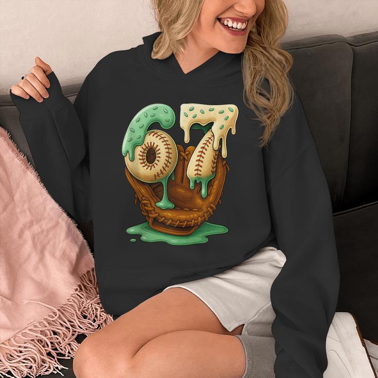67 Ice Cream Drip Six Seven Baseball Unisex Hoodie