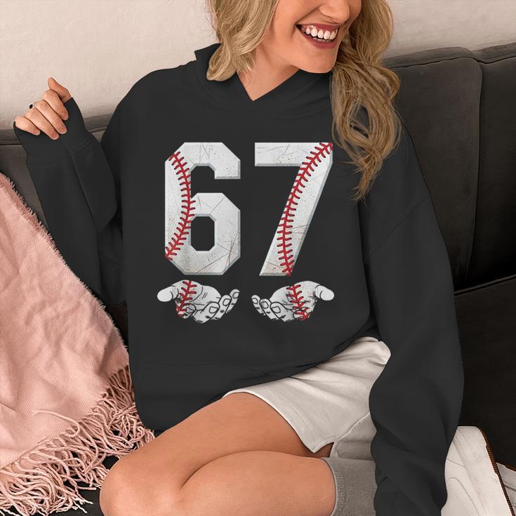67 Six Seven Number 6 7 Meme Baseball Six Seven For Boys Men Unisex Hoodie 67 Six Seven Number 6 7 Meme Baseball Six Seven For Boys Men Unisex Hoodie