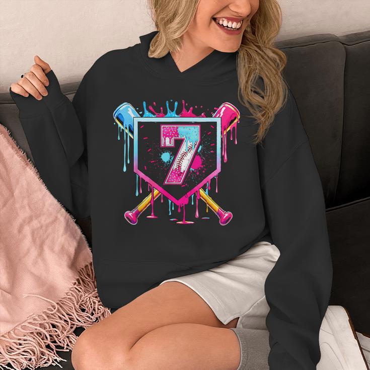 7th Birthday Boys Baseball Ice Cream Drip Boys Baseball Unisex Hoodie 7th Birthday Boys Baseball Ice Cream Drip Boys Baseball Unisex Hoodie