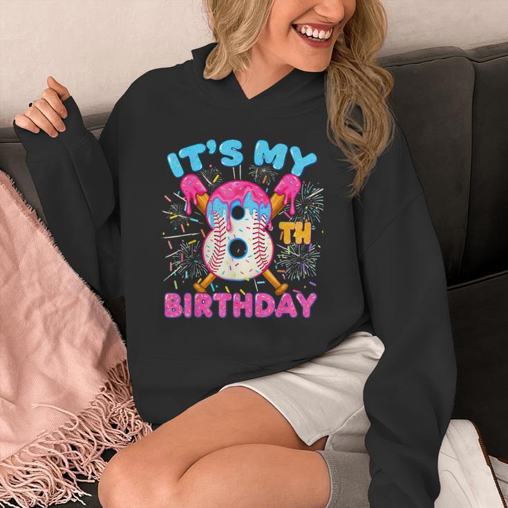 8th Birthday Baseball 8 Year Old Ice Cream Drip Boy Baseball Unisex Hoodie 8th Birthday Baseball 8 Year Old Ice Cream Drip Boy Baseball Unisex Hoodie