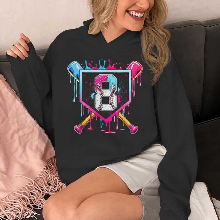 8th Birthday Boys Baseball Ice Cream Drip Boys Baseball Unisex Hoodie 8th Birthday Boys Baseball Ice Cream Drip Boys Baseball Unisex Hoodie