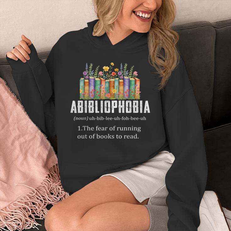 Abibliophobia Definition Book Reader Book Nerd Book Reading Unisex Hoodie