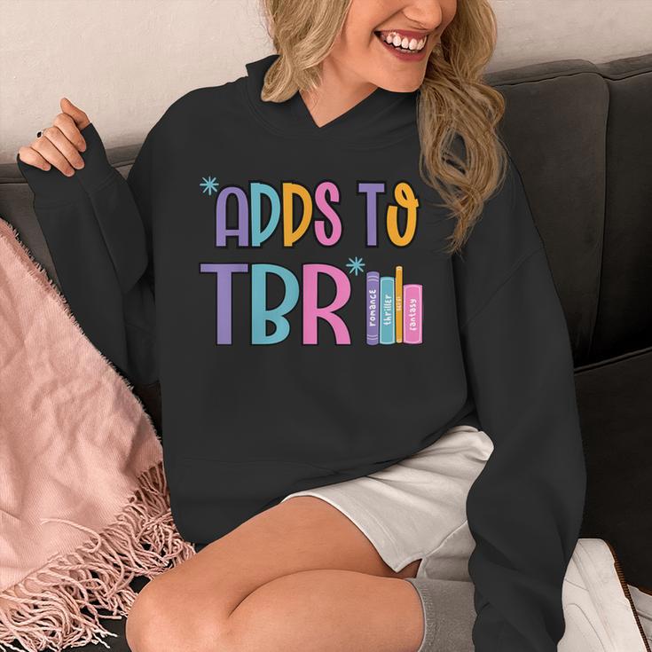 Adds To TBR Book Lover Tee Unisex Hoodie Adds To TBR Book Lover Tee Unisex Hoodie