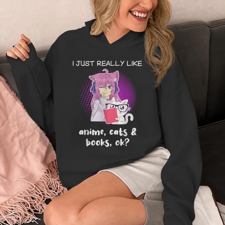Anime Shirt Cat Lover Book Lover Reading Anime Lover Unisex Hoodie Anime Shirt Cat Lover Book Lover Reading Anime Lover Unisex Hoodie