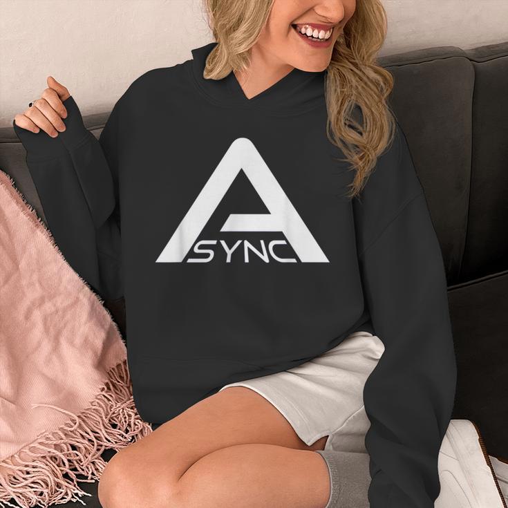 Async Backroom Pixels Research パーカー