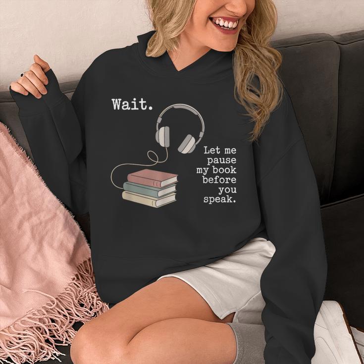 Audiobook Enthusiasts Headphones Book Club Bookworm Unisex Hoodie