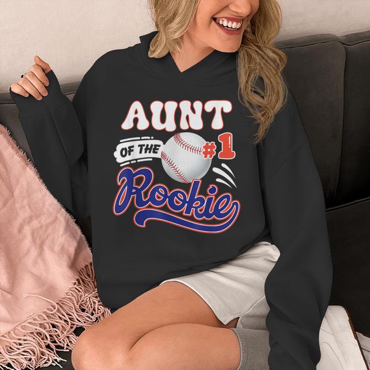 Aunt Rookie Of Year 1st Birthday Baseball Theme Matching Unisex Hoodie Aunt Rookie Of Year 1st Birthday Baseball Theme Matching Unisex Hoodie