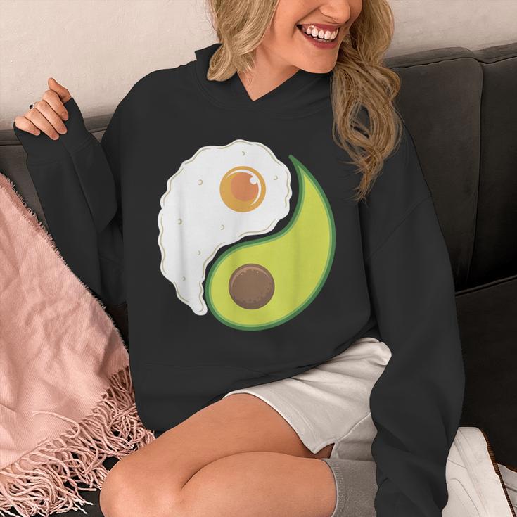 Avocado And Eggs Keto Diet Healthy Eating Yin Yang Yin Yang パーカー