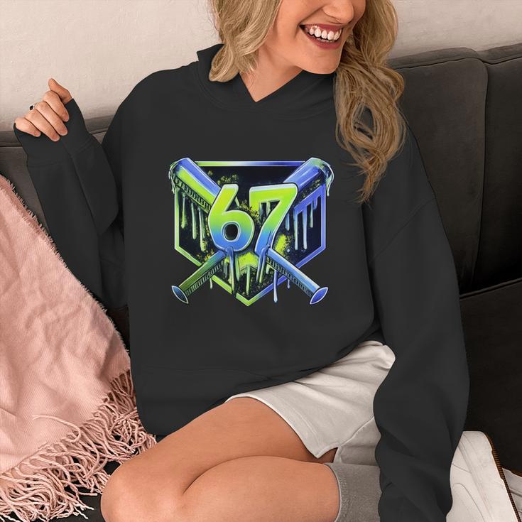 Awesome 67 Baseball Drip Effect Baseball 6-7 Meme Graphic Unisex Hoodie Awesome 67 Baseball Drip Effect Baseball 6-7 Meme Graphic Unisex Hoodie