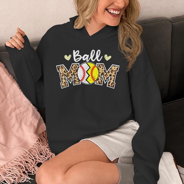 Ball Mom Leopard Baseball Softball Player Mom Unisex Hoodie Ball Mom Leopard Baseball Softball Player Mom Unisex Hoodie