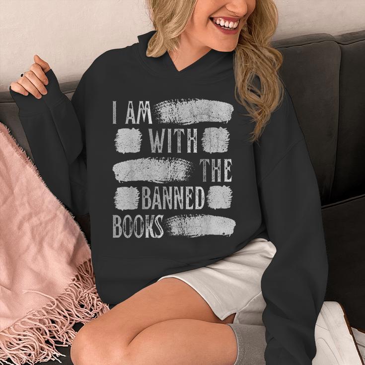 I Am With The Banned Books Reading Lovers Protest Book Bans Unisex Hoodie I Am With The Banned Books Reading Lovers Protest Book Bans Unisex Hoodie