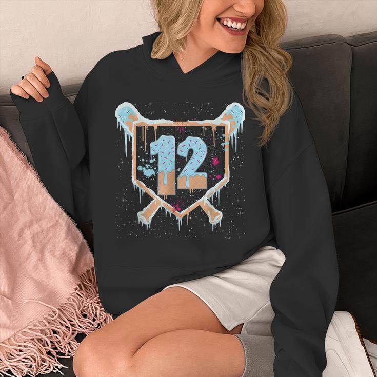 Baseball 12 Year Old Ice Cream Drip 12th Birthday Boys Unisex Hoodie Baseball 12 Year Old Ice Cream Drip 12th Birthday Boys Unisex Hoodie