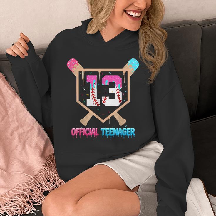 Baseball 13 Year Ice Cream Drip 13th Bday Official Teenager Unisex Hoodie Baseball 13 Year Ice Cream Drip 13th Bday Official Teenager Unisex Hoodie