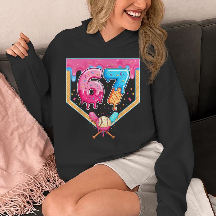 Baseball 67 Six Seven Meme Drip 6 7 Boys Girl Kids Unisex Hoodie