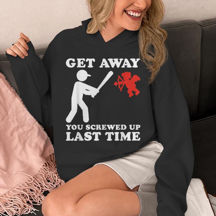 Baseball Anti Valentine Humor Cupid Joke Men Women Unisex Hoodie